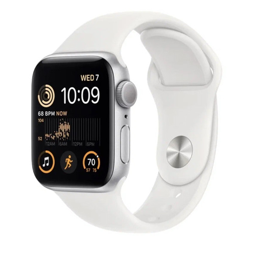Умные часы Apple Watch SE (2023) 40mm Aluminum Case with Sport Band White (S/M) фото 