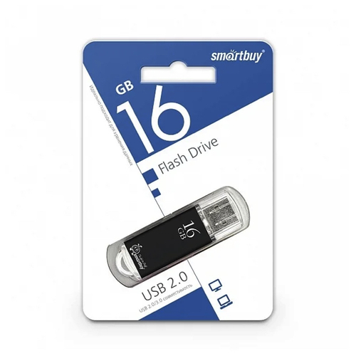 USB накопитель Smartbuy V-Cut (16Gb) Black фото 