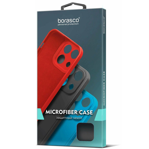 Накладка силиконовая BoraSCO Microfiber Case Samsung Galaxy A35 Blue фото 