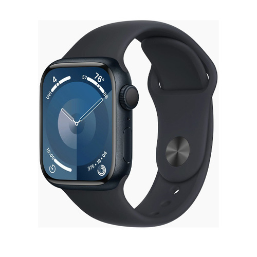 Умные часы Apple Watch Series 9 45mm A2980 Aluminum Case with Sport Band Midnight M/L фото 