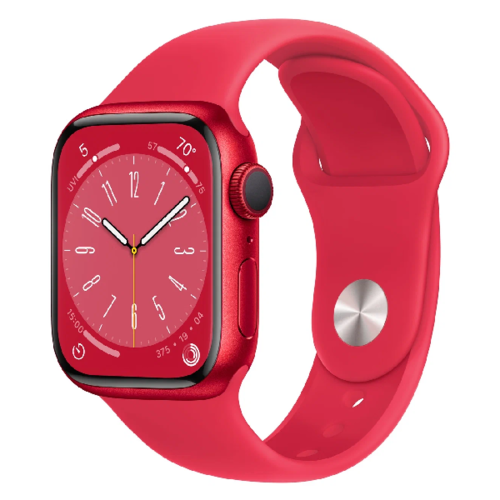 Умные часы Apple Watch Series 8 41mm А2770 Aluminum Case with Sport Band Red фото 