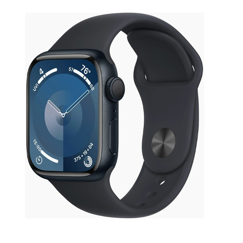 Умные часы Apple Watch Series 9 41mm A2978 Aluminum Case with Sport Band Midnight (S/M) фото 