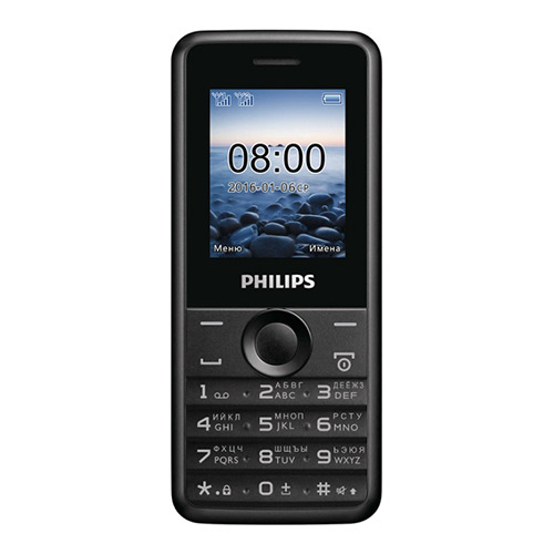 Телефон Philips E103, Black фото 