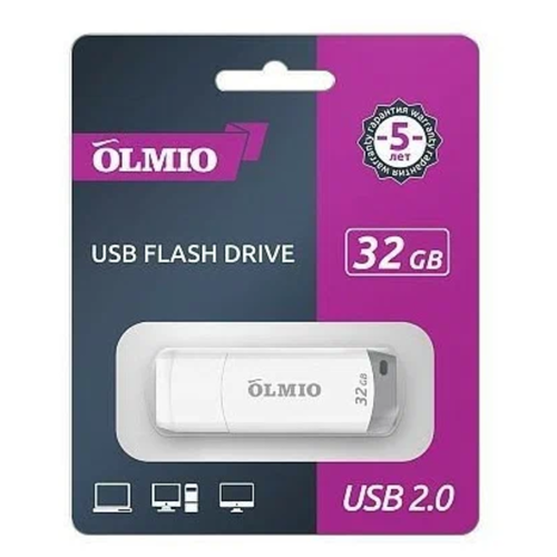 USB накопитель Olmio U-181 (32Gb) White фото 